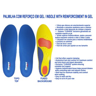 Semelle Activplus Gel  à Découper 40--- 46